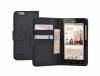 Leather Wallet Stand/Case for Huawei Ascend G6 4G Black (OEM) (BULK)